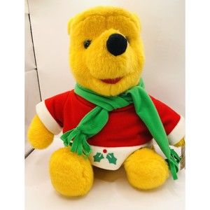 Matttel Winnie The Pooh JC Penney Christmas Plush 1996 14" P11